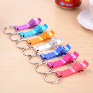 Aluminum Bottle Opener with Key Chain
