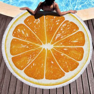 150cm Round Beach Towels with Tassels