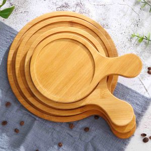 6'' Wooden Pizza Tray