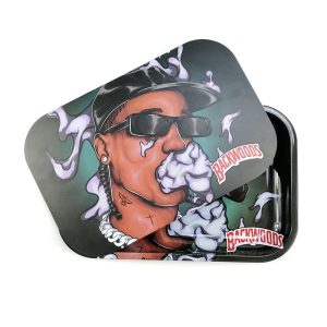 Tin Rolling Tray with Lid