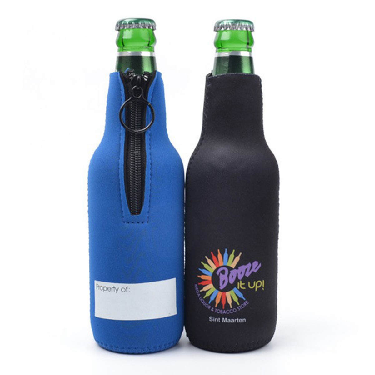 Neoprene Insulated Beer Cooler with Zipper - Image 3