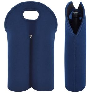 2 Bottle Wine Tote Carrier Bag with Handle