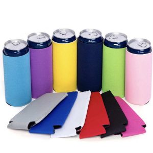 Custom Logo Slim Neoprene Can Coolers