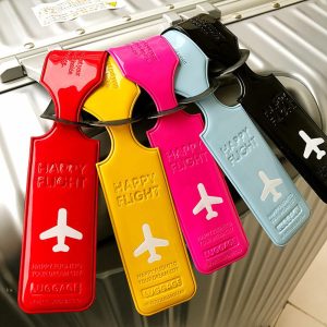 Stylish PVC Leather Luggage Tag: Your Travel Companion