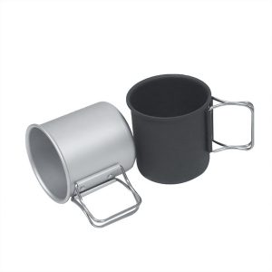 Camping Mugs with Foldable Handle