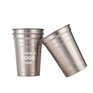 16oz Stainless Steel Party Beer Cups