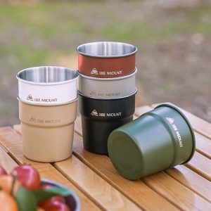 300ML Stainless Steel Camping Picnic Cups