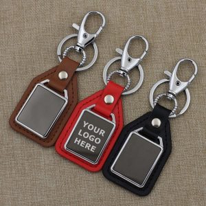 High Quality Leather Car Keychain
