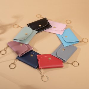 Coin Purse Wallet with Key Ring