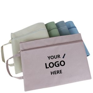 A4 Double Layers Handle Design Document Bag