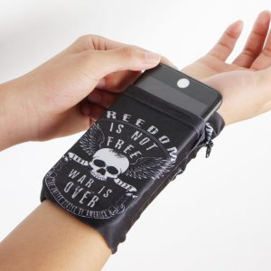 Elastic Wrist Band with Phone Bag