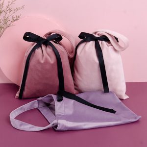 Luxury Velvet Drawstring Bags Gifts Packing Pouches