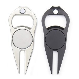 Divot Tool Golf with Bottle Opener and Ball Markers