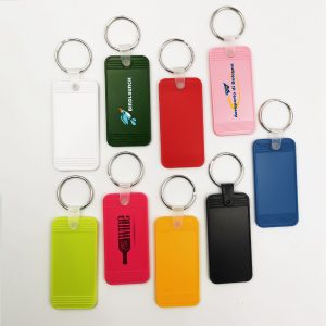 Plastic Hotel Keychain