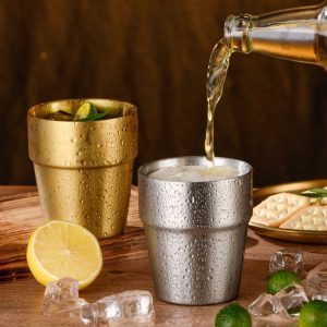 6oz Double Walled Insulated Cups Stackable