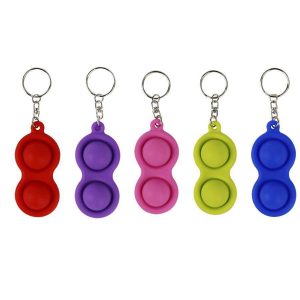 Mini Pop Fidget Toys Keychains