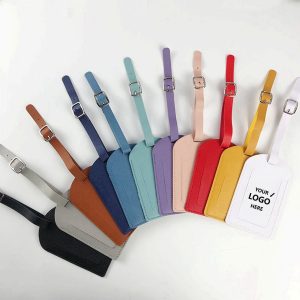 PU Leather Suitcase Luggage Tags Identifiers