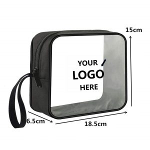 Clear Toiletry Bag with Zipper Travel Cosmetic Bag