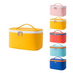 Versatile Cosmetic Bag with Handle