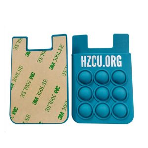 Push Pop Bubbles Silicone Phone Wallet