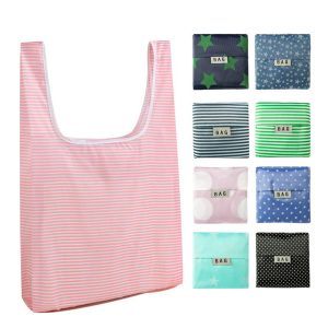 Waterproof Polyester Folding Shopping Bag