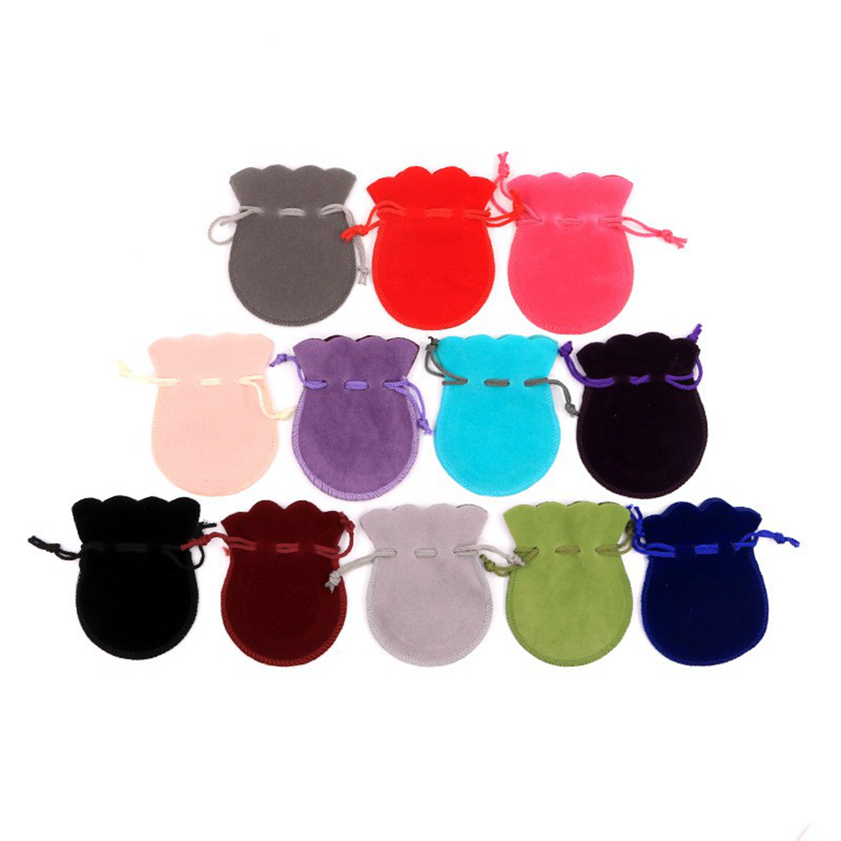 Round Velvet Pouch - Image 2
