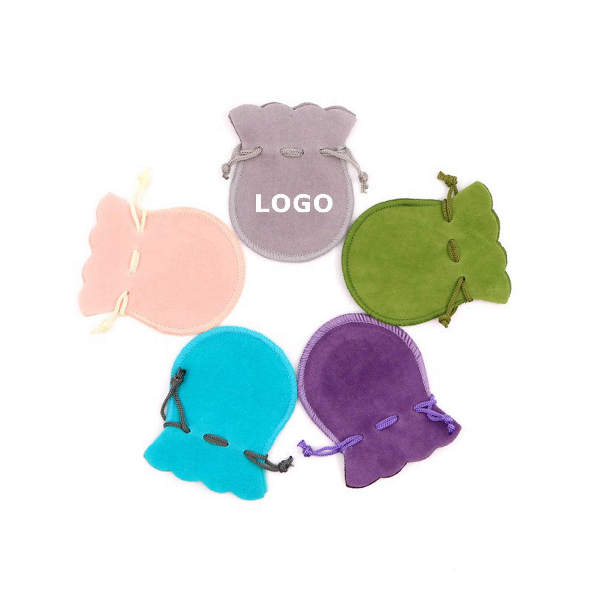 Round Velvet Pouch