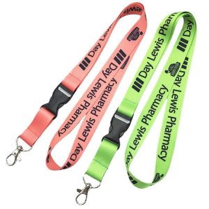 Custom Lanyard with Lobster Hook and Plastic Buckle