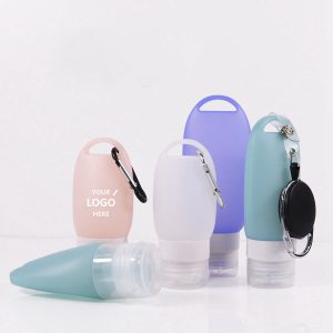 3pcs Leak Proof Silicone Travel Bottles for Toiletries