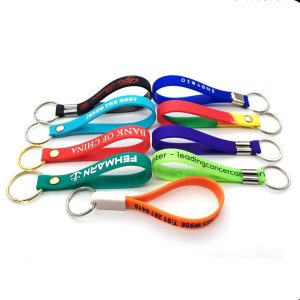 Silicone Wristband Keychain