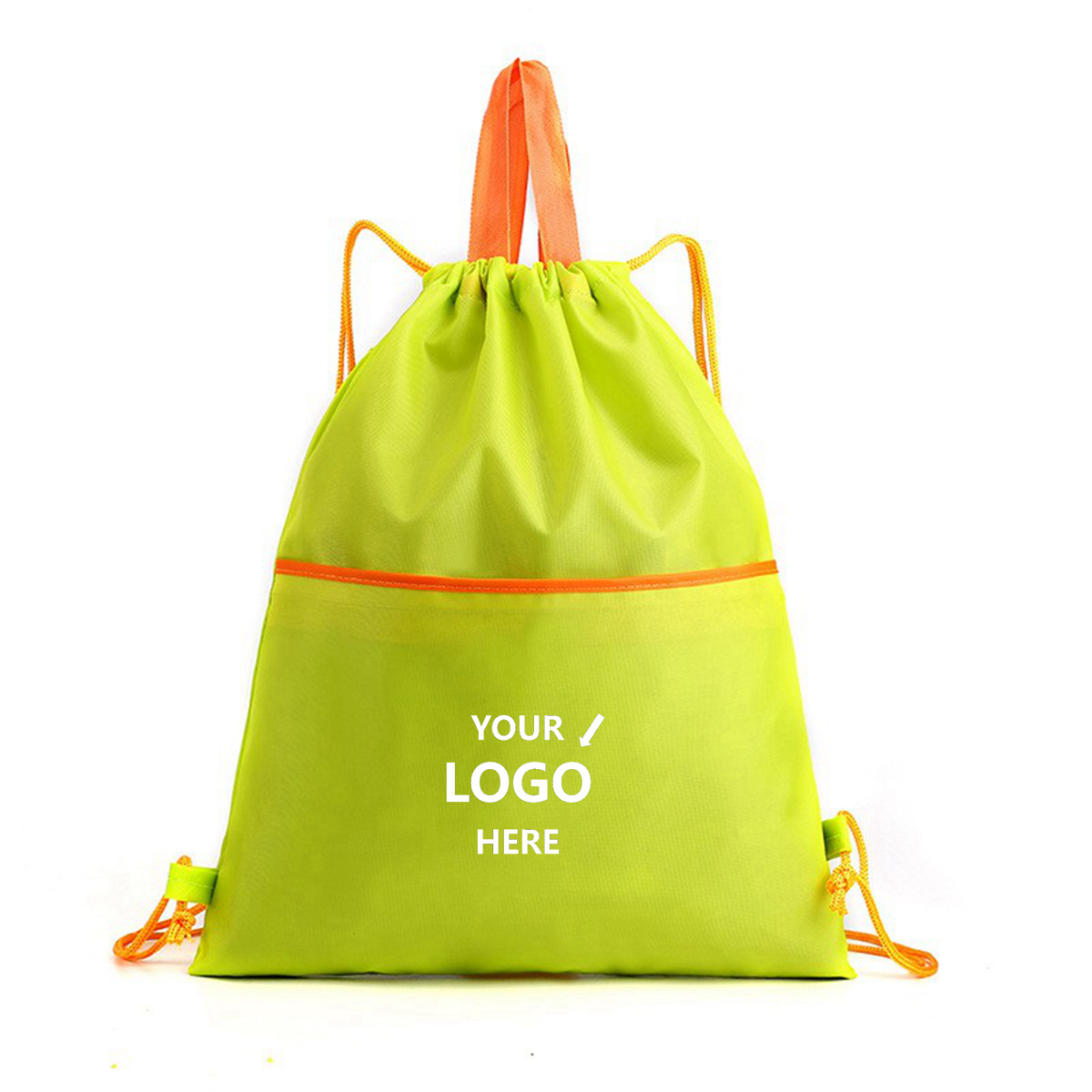 Waterproof Polyester Drawstring Sports Backpack
