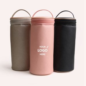 Elegant Stand-Up Makeup Brush Cases