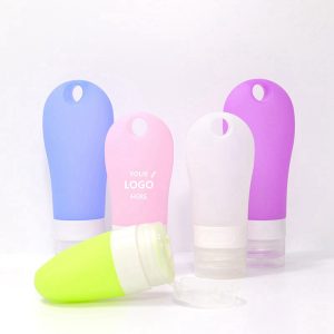 Silicone Squeezable Shampoo Refillable Toiletry Bottles