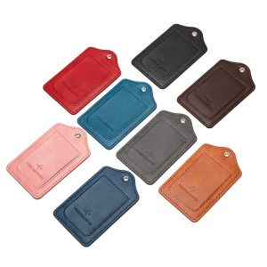 Custom Luggage Tags with Full Back Privacy Cover