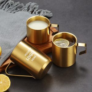 5oz Stainless Steel Coffee Cup with Handle