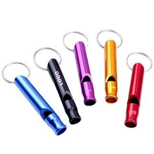Aluminum Whistle Keychain