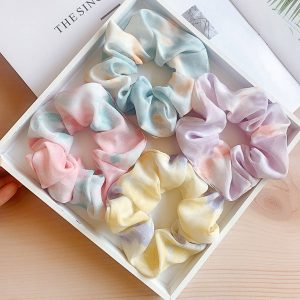 Colorful Tie Dye Scrunchie Hair Band