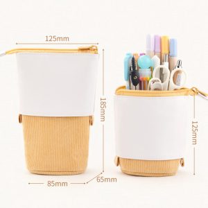 Retractable Zipper Pencil Case