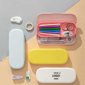 Robot Double-Layer Pencil Cases Pen Holders