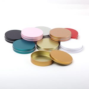 Round Tin Packaging Box