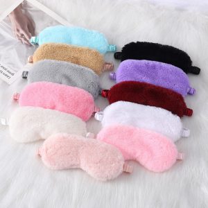 Plush Fluffy Soft Sleeping Eye Blinder