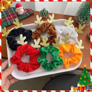 Custom Velvet Hair Scrunchies