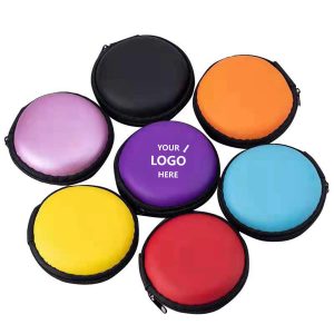 Round EVA Earbud Pouch Coin Purse