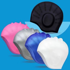 Adult Waterproof Silicone Swimming Cap