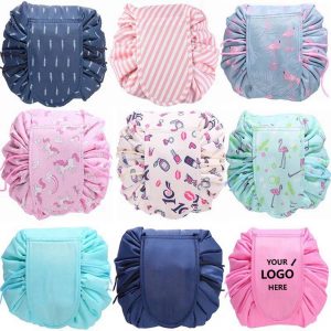 Lazy Drawstring Cosmetic Bag
