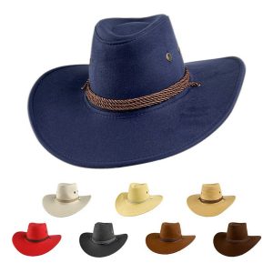 Wide Brim Suede Cowboy Hat