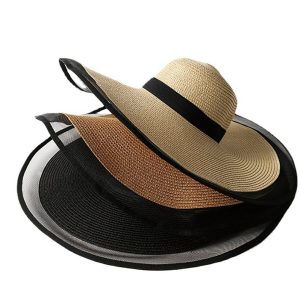 Wide Brim Sun Protection Straw Hat