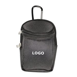 Golf Ball Bag Pouch with Metal Hook