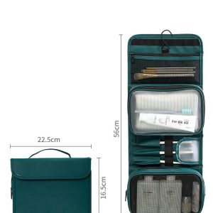 Large Toiletry Bag with Hanging Hook