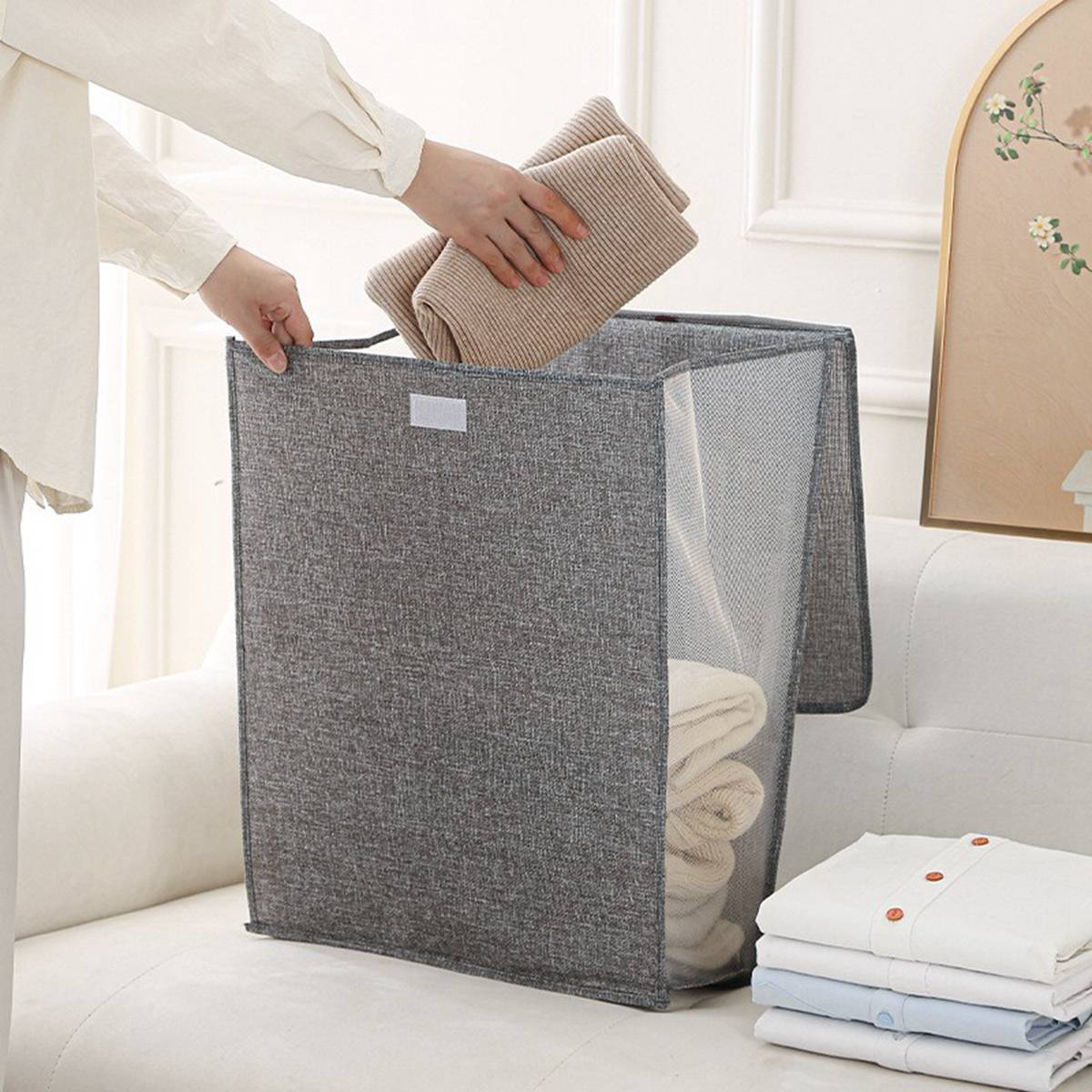 Hanging Laundry Basket - Image 2